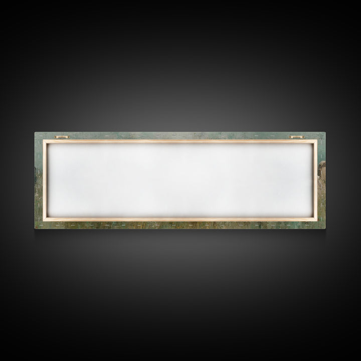 Fields Of Promise – Framed Canvas Print – Christian Wall Art – Panoramic Wall Art – Christian Art Canvas – Christian Painting – Modern Chri