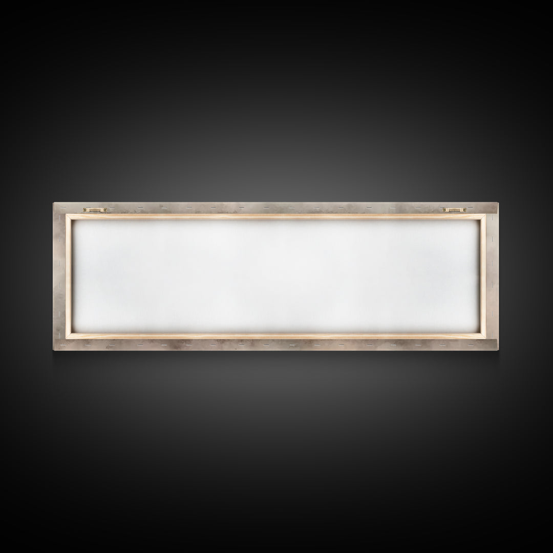 Upper Room Silence, Framed Canvas Print, Christian Wall Art, Panoramic Frame, Christian Art Canvas, Jesus Painting, Large Christian Paintin