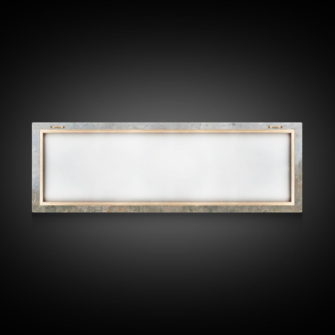 Morning Of Wisdom – Framed Canvas Print – Christian Wall Art – Panoramic Frame – Christian Art Canvas – Jesus Painting – Subtle Christian A