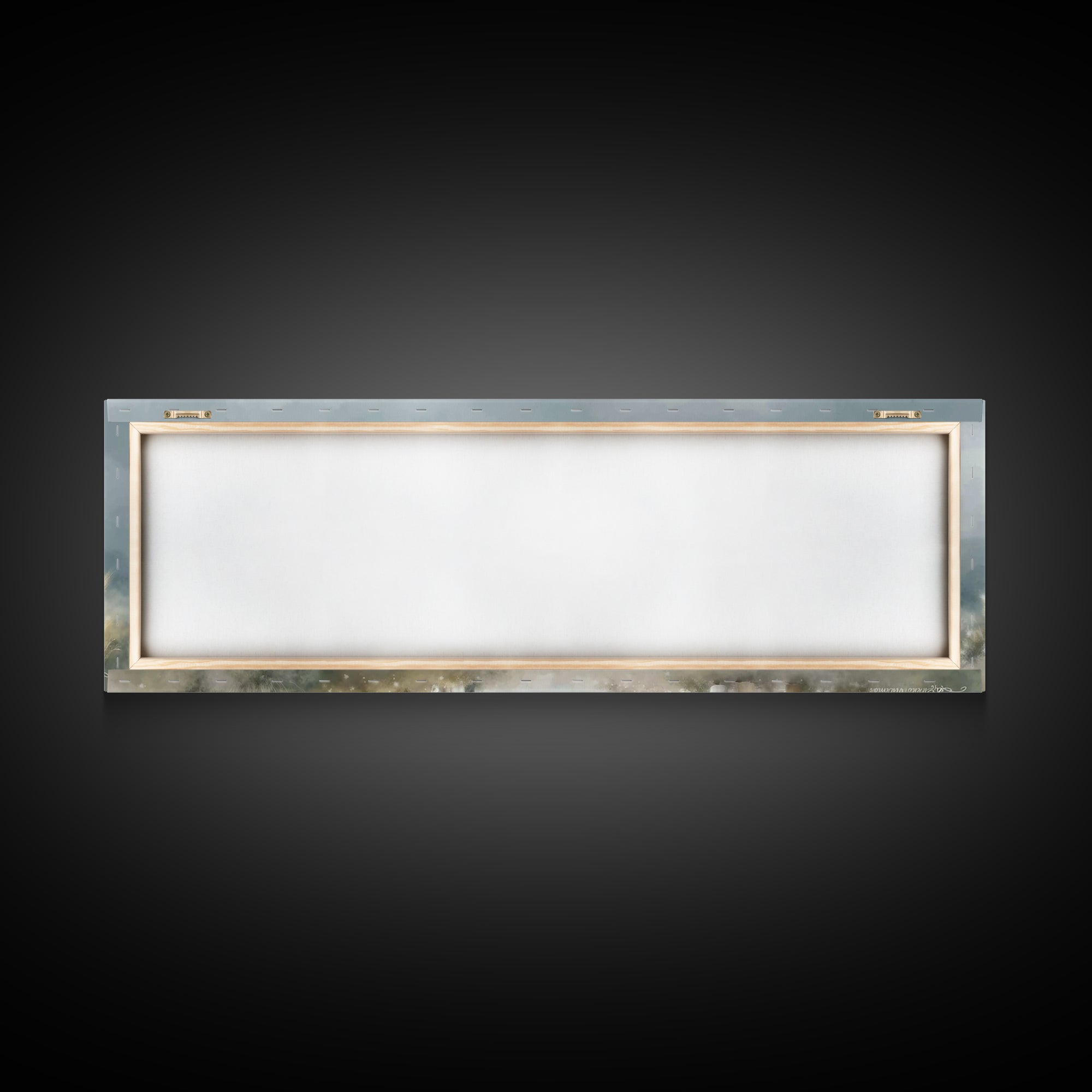 The Gathering Light – Framed Canvas Print – Christian Wall Art – Panoramic Art – Christian Art Canvas – Jesus Painting – Christian Decor