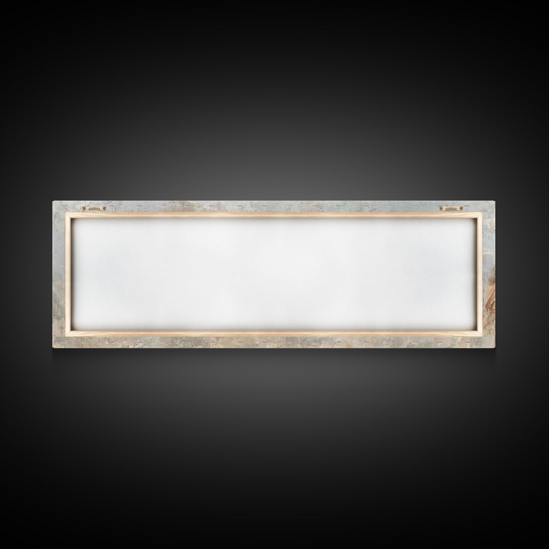 Desert Morning Calm – Framed Canvas Print – Christian Art – Panoramic Wall Art – Jesus Painting – Christian Art Canvas – Christmas Art Prin