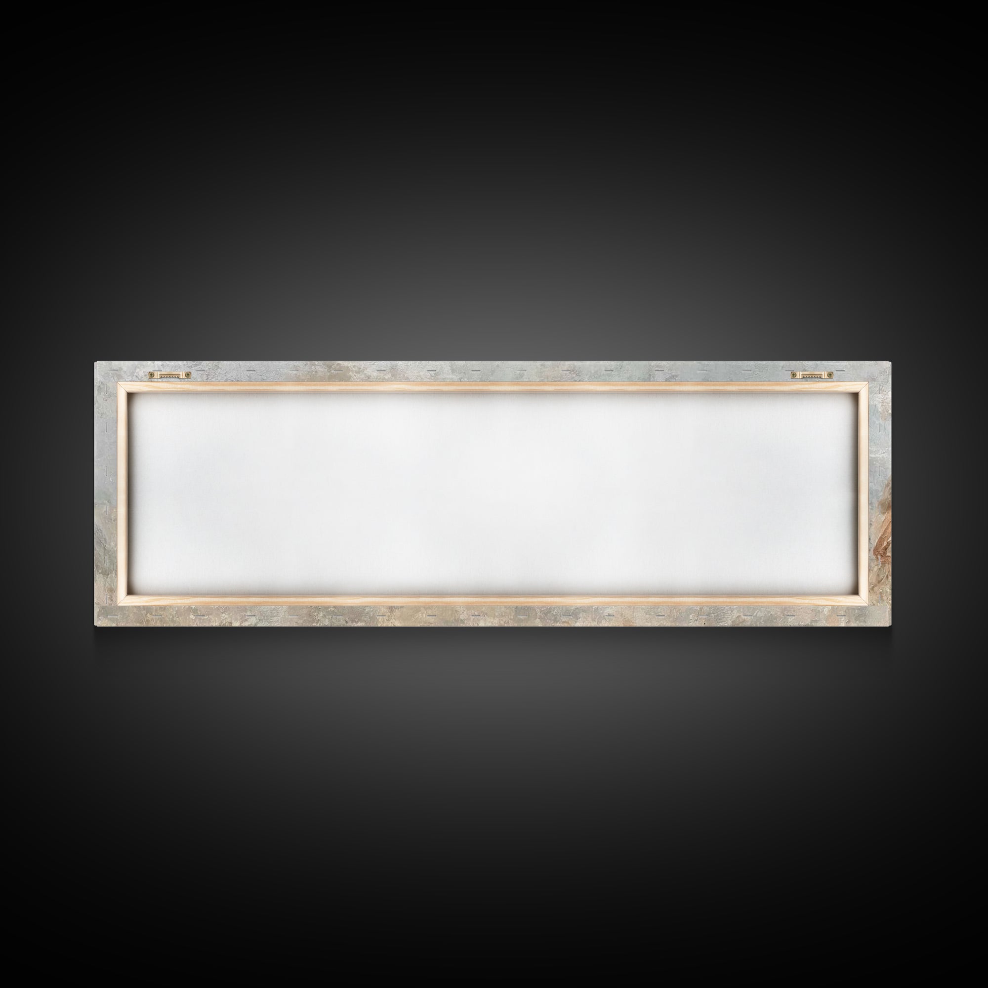 Desert Morning Calm – Framed Canvas Print – Christian Art – Panoramic Wall Art – Jesus Painting – Christian Art Canvas – Christmas Art Prin