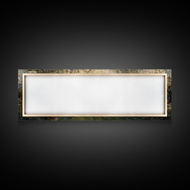 Blossoms Of Guidance | Framed Canvas Print | Panoramic Painting | Christian Art | Jesus Canvas Art | Christian Wall Art | Christian Gift