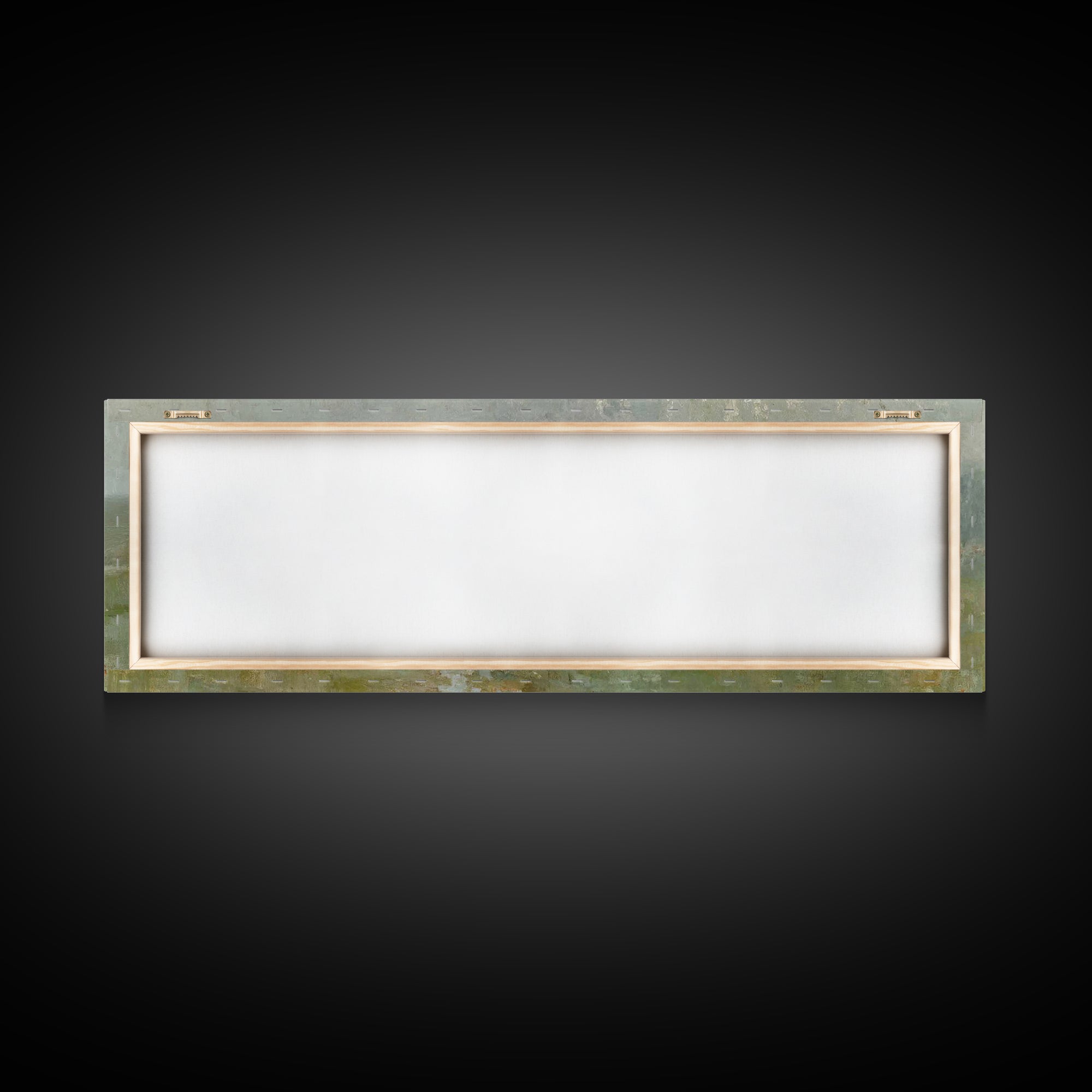 Fields Of Stillness | Framed Canvas Print | Panoramic Frame | Christian Art Work | Jesus Painting Canvas | Christian Decorations | Christia