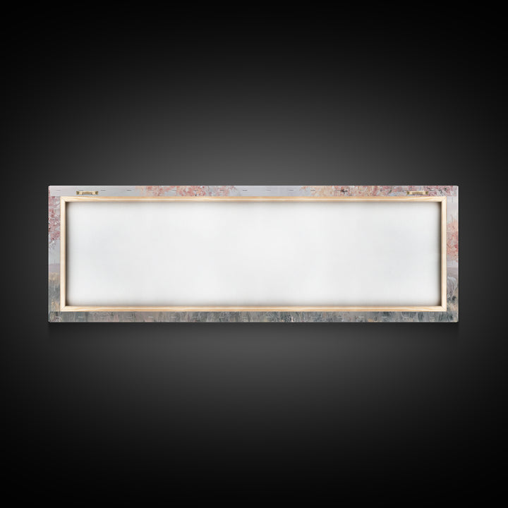 Blush Orchard Peace, Framed Canvas Print, Panoramic Painting, Christian Paintings, Jesus Canvas Art, Christian Wall Art, Christian Art Prin