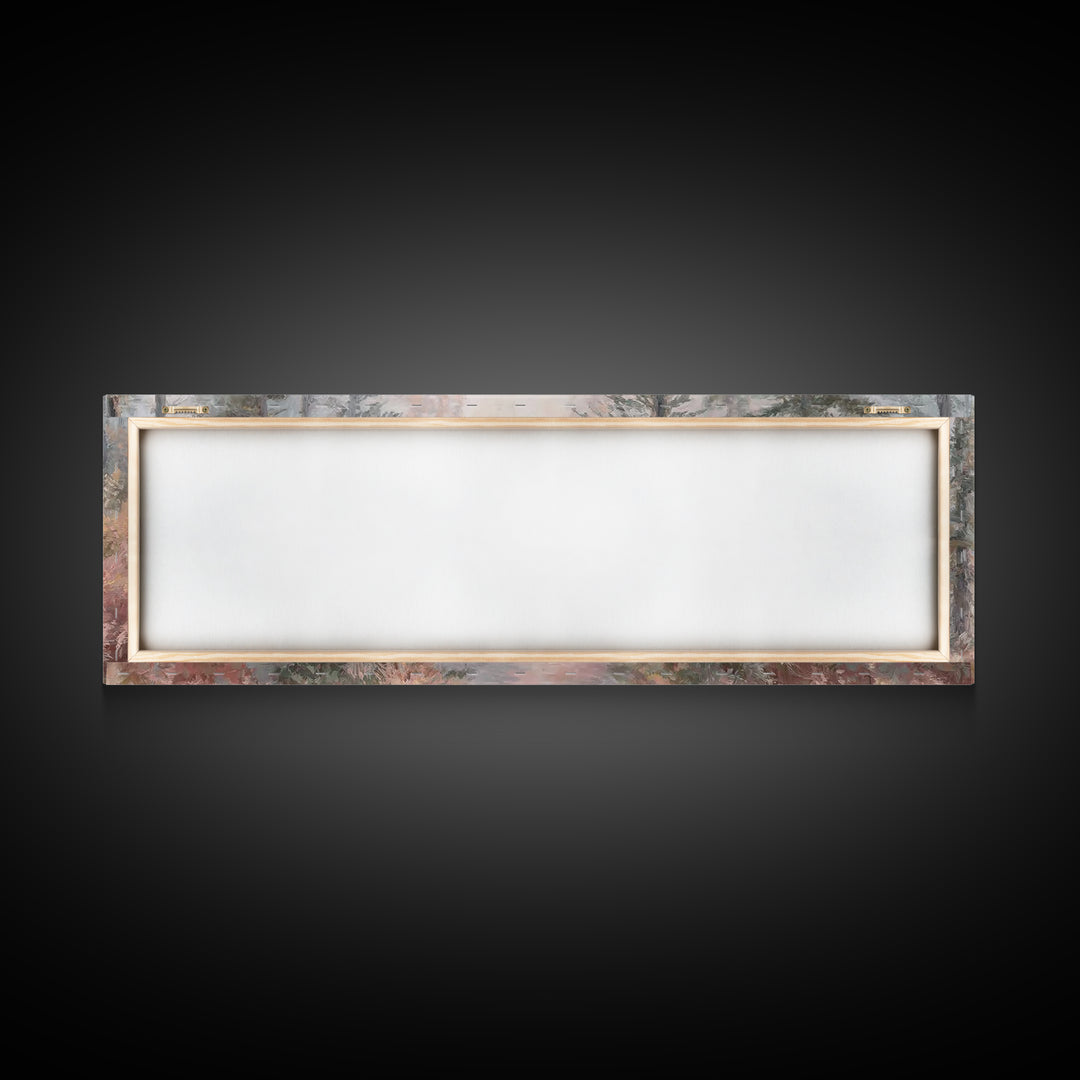 Light Of The Way, Framed Canvas Print, Panoramic Wall Art, Christian Art Canvas, Jesus Painting, Christian Christmas Art, Christian Wall Ar