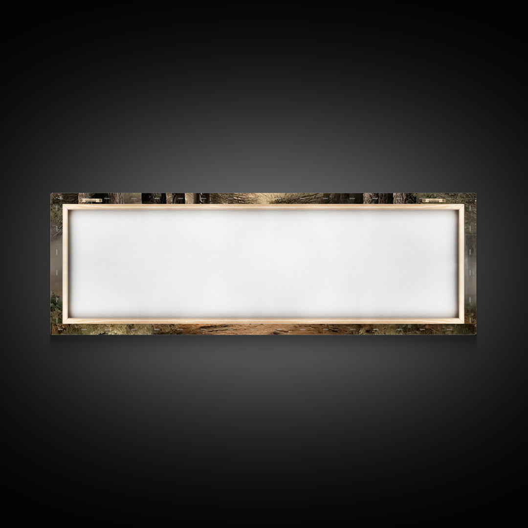 Walk In Holiness – Framed Canvas Print – Panoramic Frame – Christian Art Print – Jesus Painting – Christian Wall Art – Christmas Art