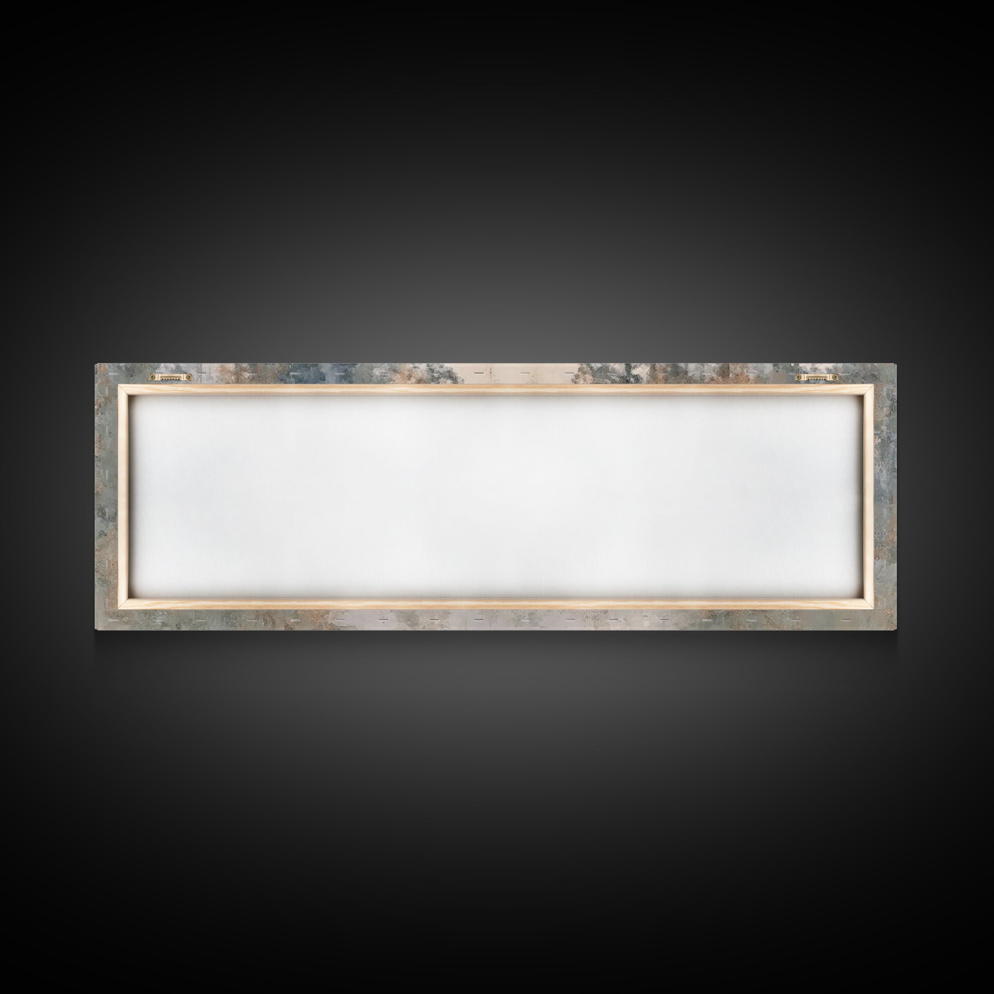 Silent Morning Path, Framed Canvas Print, Panoramic Print, Christian Wall Art, Jesus Art Canvas, Christian Art, Christmas Wall Art
