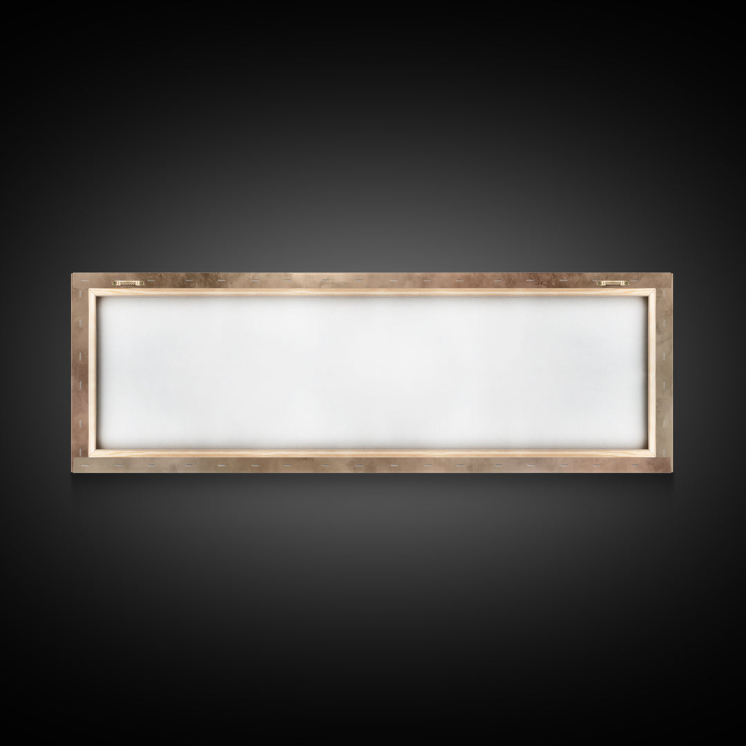 Radiant Stillness – Framed Canvas Print – Panoramic Painting – Christian Art – Jesus Painting – Christian Wall Art – Christmas Art