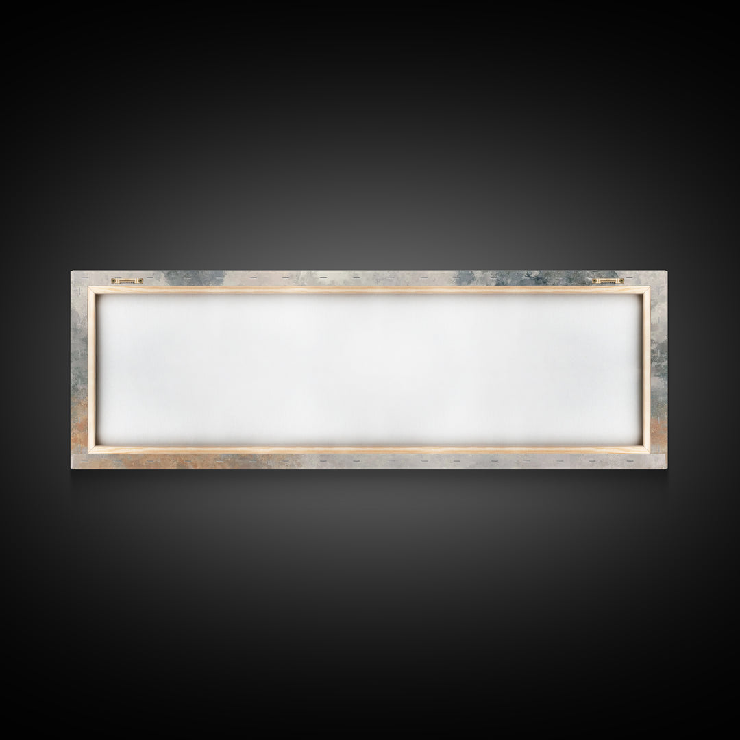 Walk Of Promise, Framed Canvas Print, Panoramic Print, Christian Art Canvas, Jesus Painting, Christian Christmas Art, Christian Decor