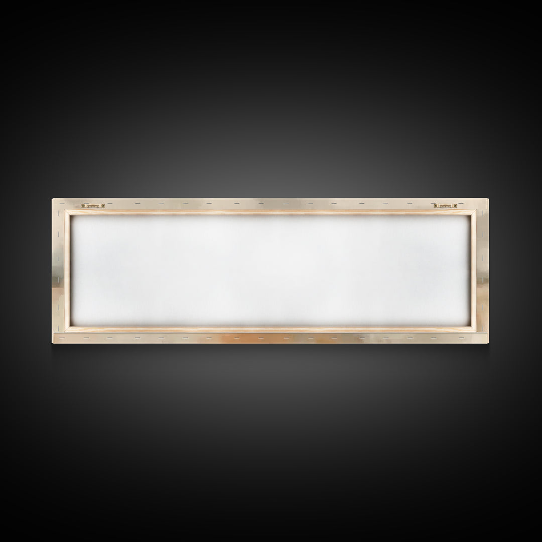 Grace In The Mist | Framed Canvas Print | Panoramic Wall Art | Christian Art Print | Jesus Painting | Christian Decorations | Christmas Art