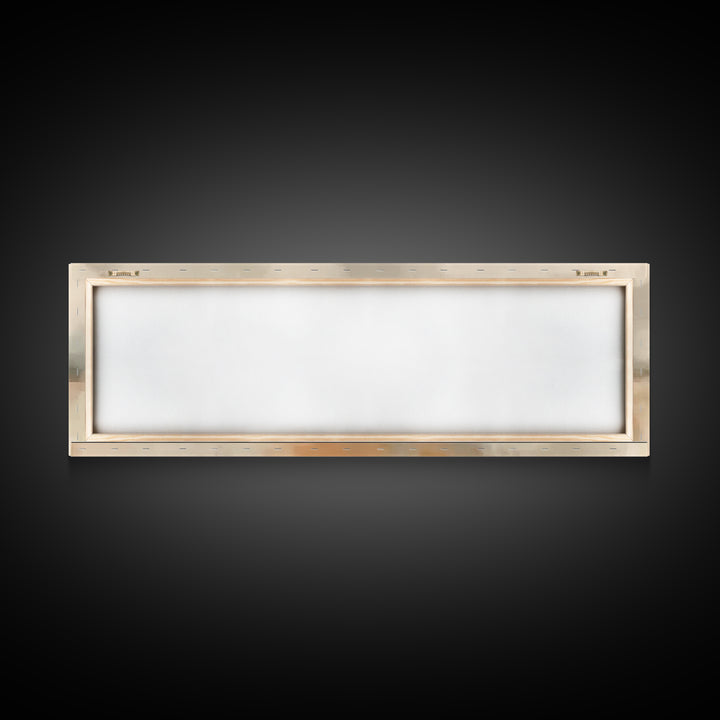 Grace In The Mist | Framed Canvas Print | Panoramic Wall Art | Christian Art Print | Jesus Painting | Christian Decorations | Christmas Art