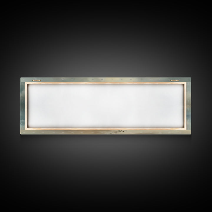 Dawn Of Mercy | Framed Canvas Print | Panoramic Frame | Christian Art Canvas | Jesus Painting | Christian Christmas Art | Christian Decor
