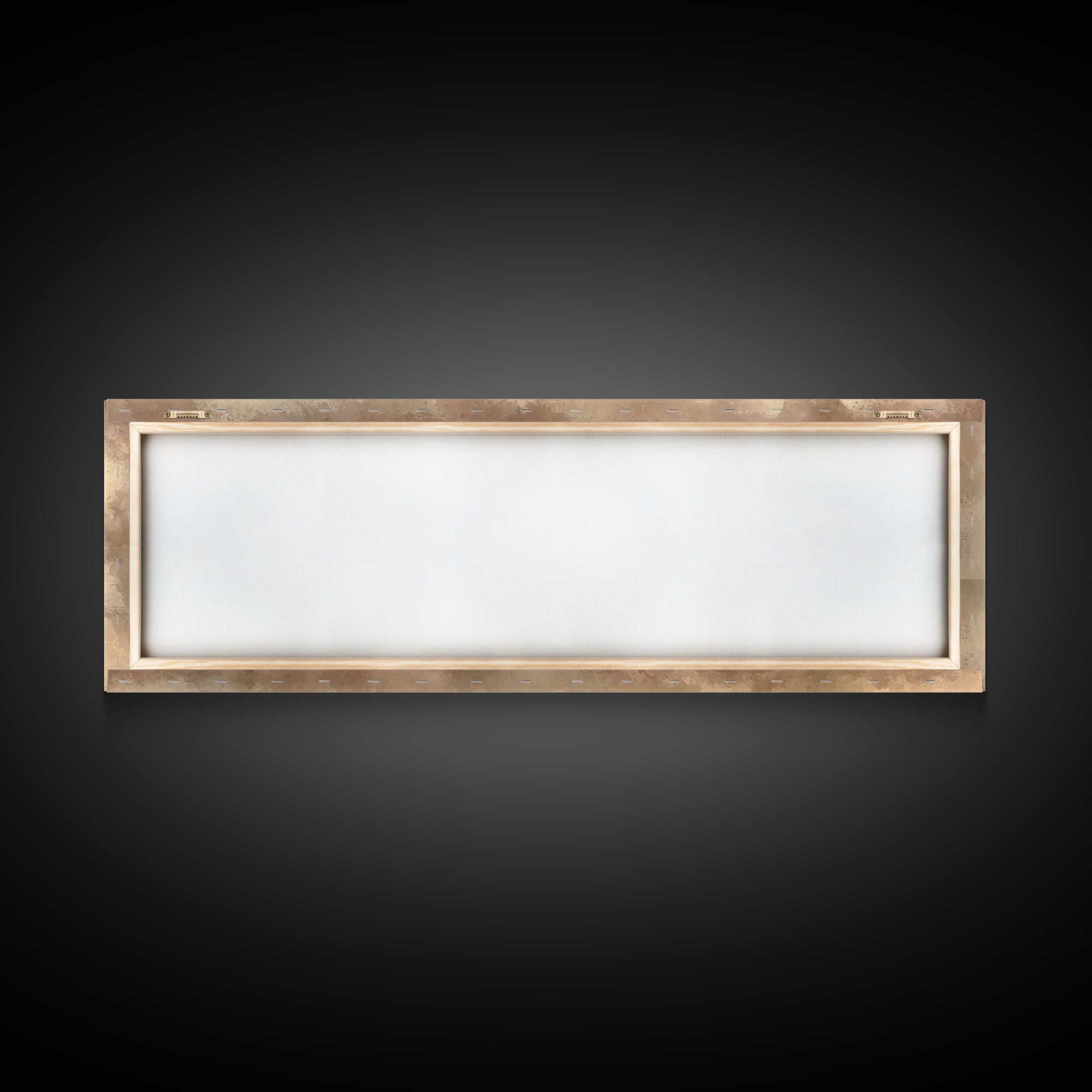 Desert Dawn Path – Framed Canvas Print – Christian Wall Art – Jesus Painting – Panoramic Art – Christian Art Canvas – Christmas Art