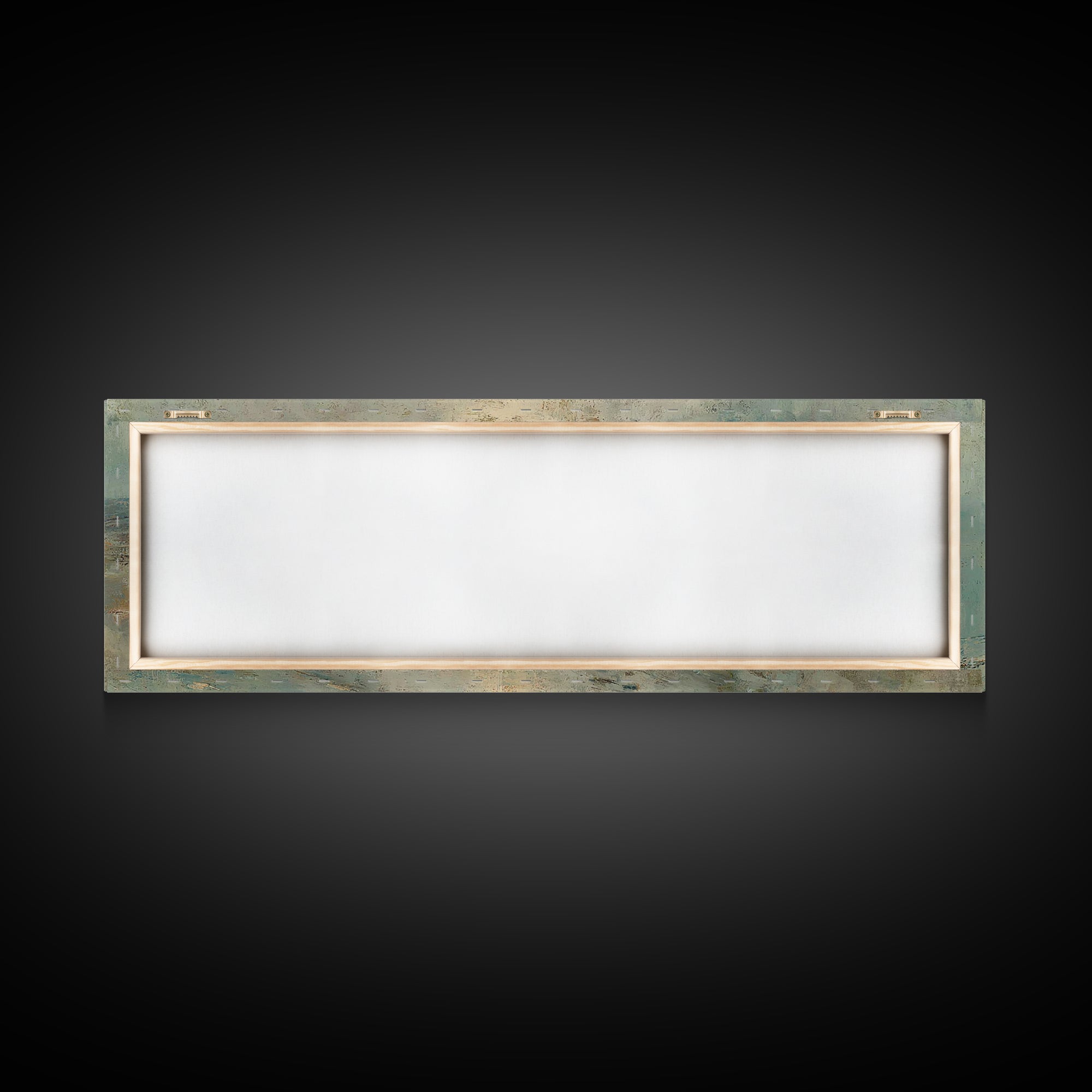 Shoreline Of Mercy, Framed Canvas Print, Christian Wall Art, Jesus Painting, Panoramic Wall Art, Christian Art Canvas, Christmas Art