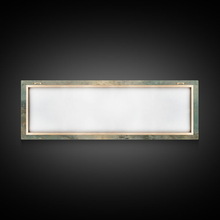 Shoreline Of Mercy, Framed Canvas Print, Christian Wall Art, Jesus Painting, Panoramic Wall Art, Christian Art Canvas, Christmas Art