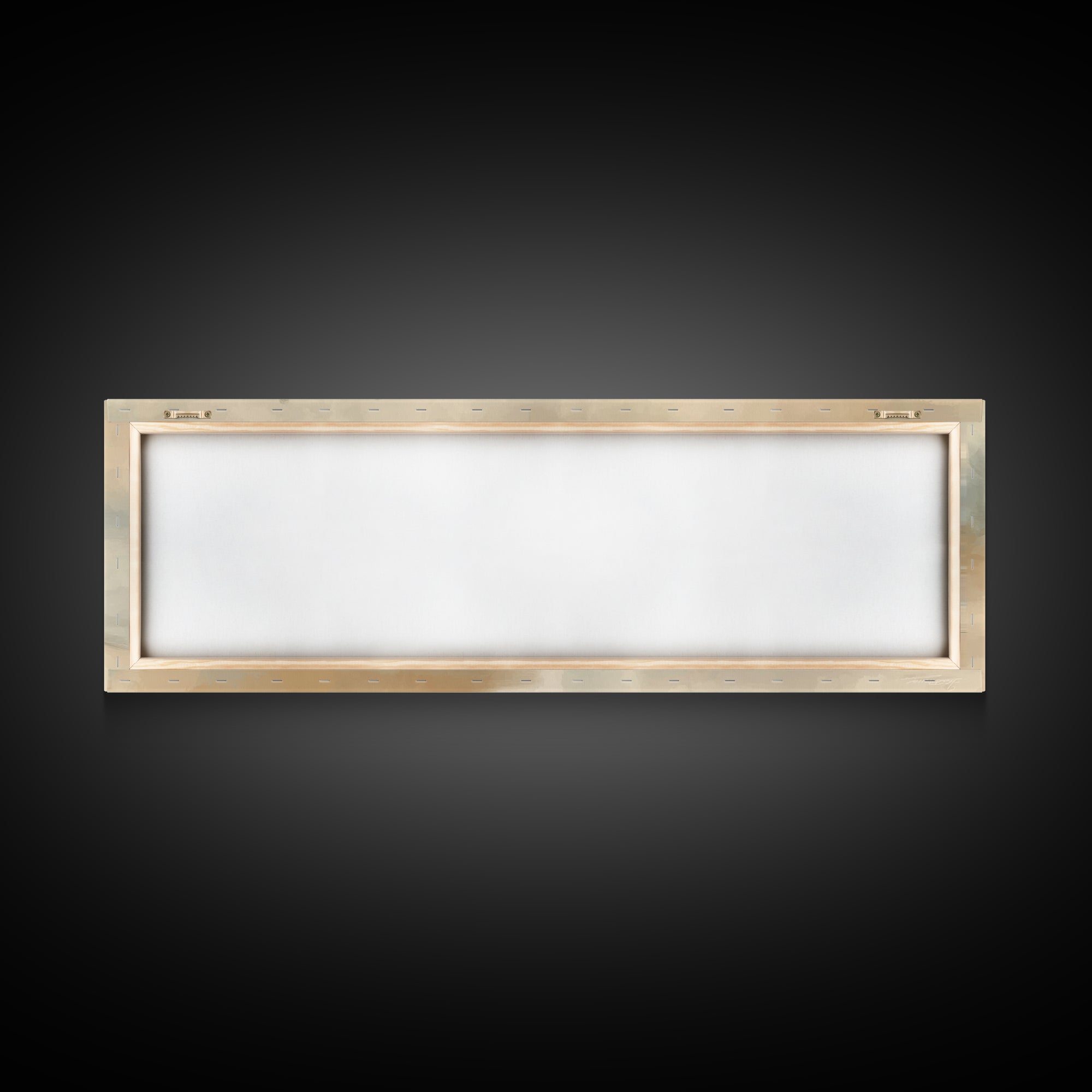 Quiet Coastal Grace | Framed Canvas Print | Christian Art Canvas | Jesus Painting | Panoramic Painting | Christian Wall Art | Christmas Art
