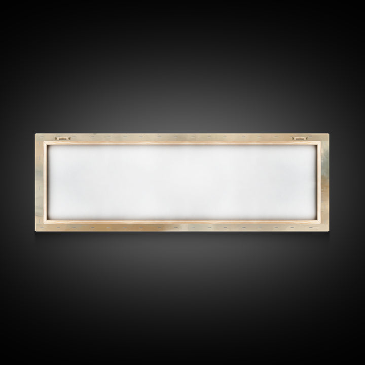 Quiet Coastal Grace | Framed Canvas Print | Christian Art Canvas | Jesus Painting | Panoramic Painting | Christian Wall Art | Christmas Art