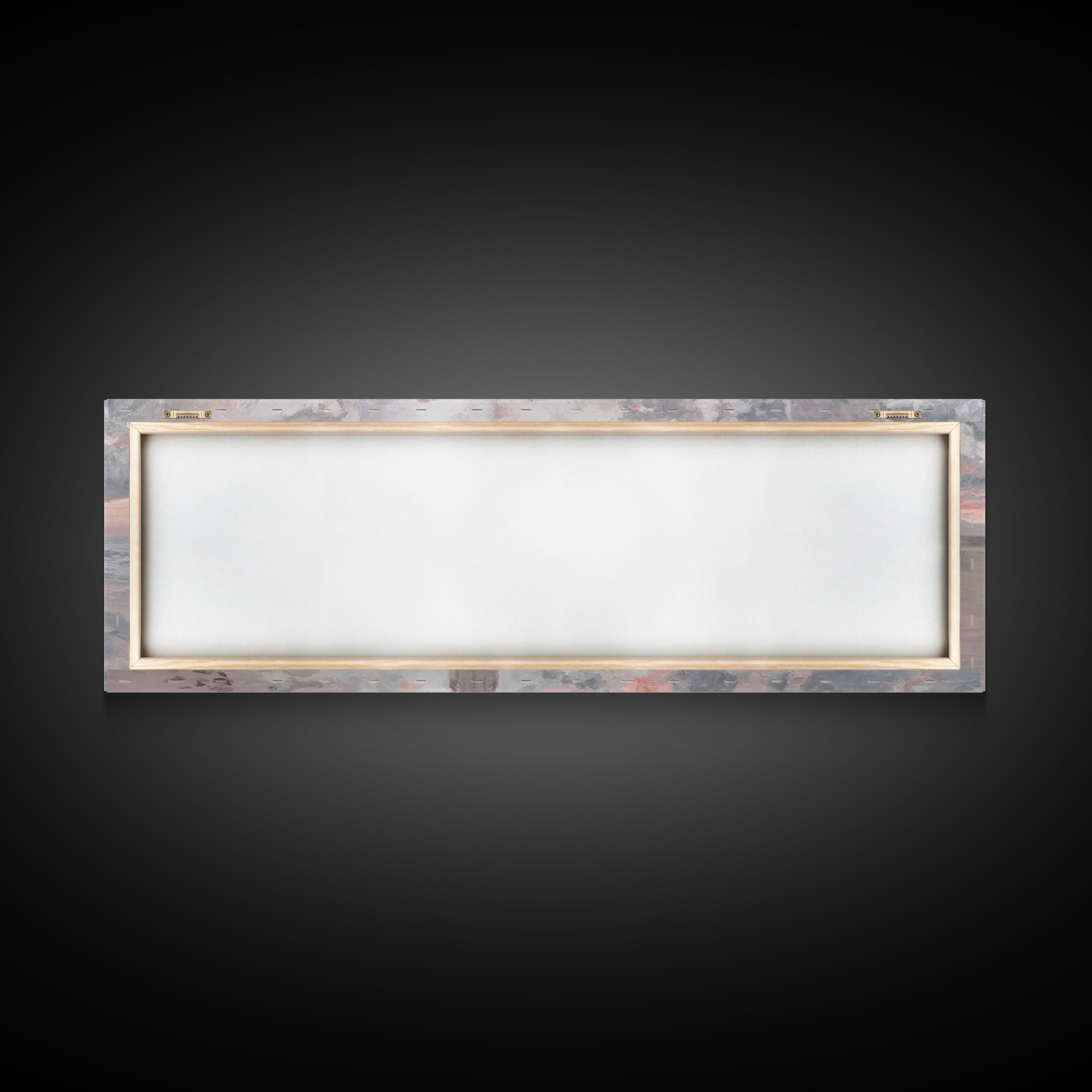 Solitude Of Faith – Framed Canvas Print – Christian Art Canvas – Jesus Painting – Panoramic Frame – Christian Wall Art – Christmas Art