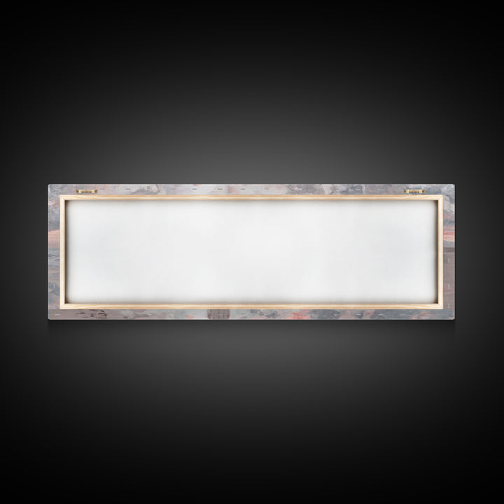Solitude Of Faith – Framed Canvas Print – Christian Art Canvas – Jesus Painting – Panoramic Frame – Christian Wall Art – Christmas Art
