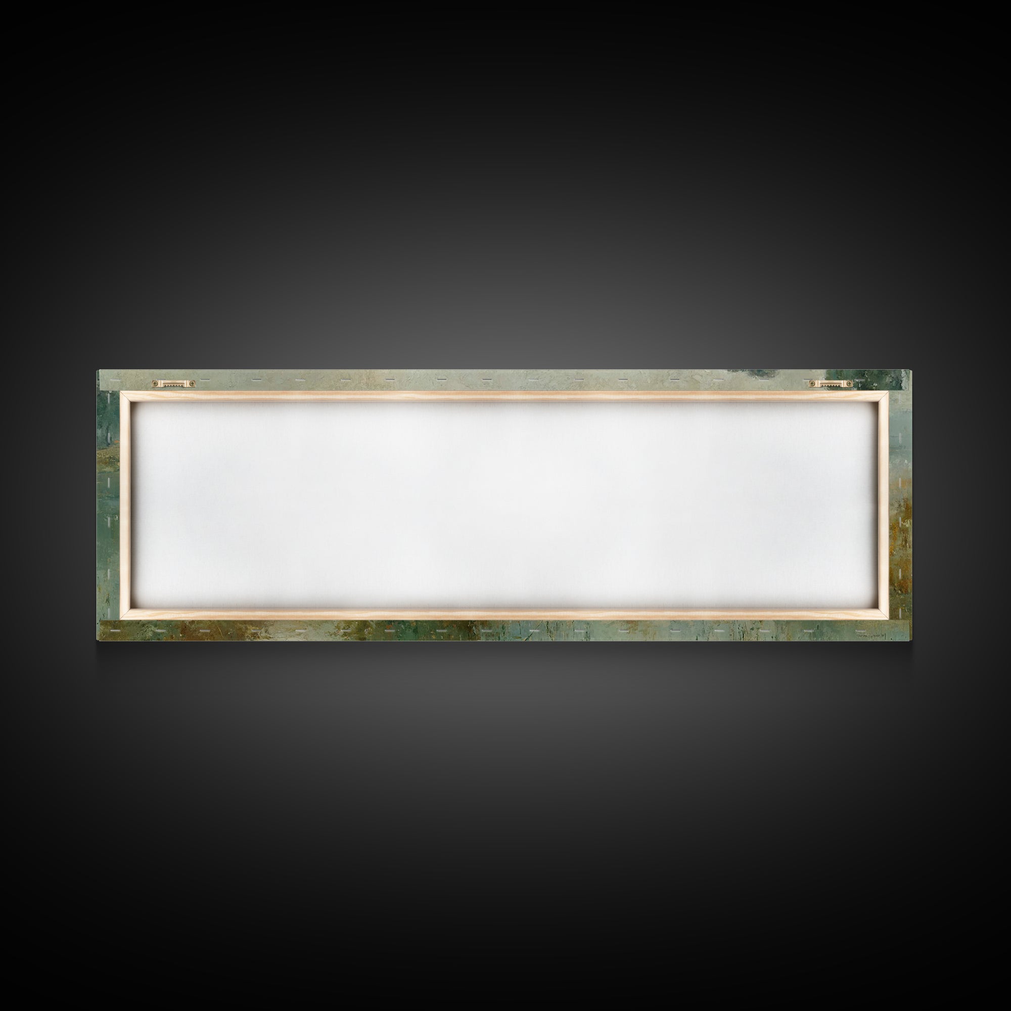 Valley Of Peace | Framed Canvas Print | Christian Art Canvas | Panoramic Art | Jesus Painting | Christian Wall Art | Christmas Art