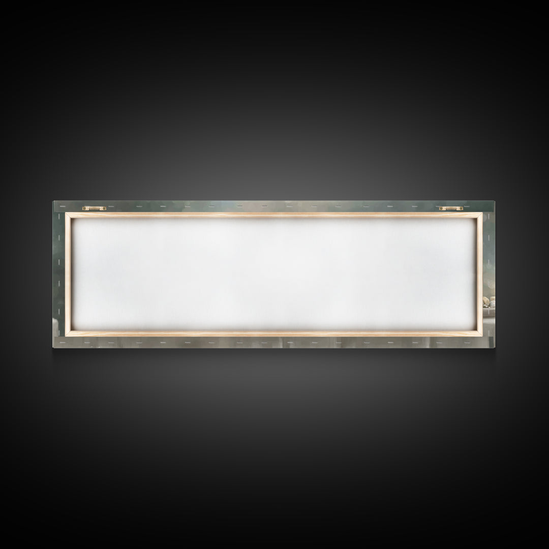 Table Of Covenant, Framed Canvas Print, Panoramic Wall Art, Christian Art Canvas, Christian Wall Art, Christian Christmas Art, Christian De
