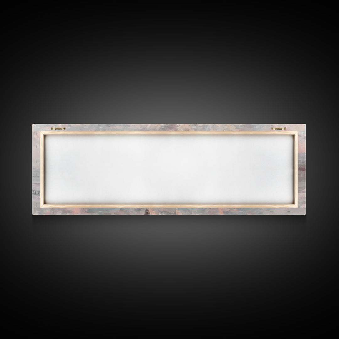 Reflections Of Grace, Framed Canvas Print, Christian Art Canvas, Panoramic Painting, Jesus Painting, Christian Wall Art, Christmas Art
