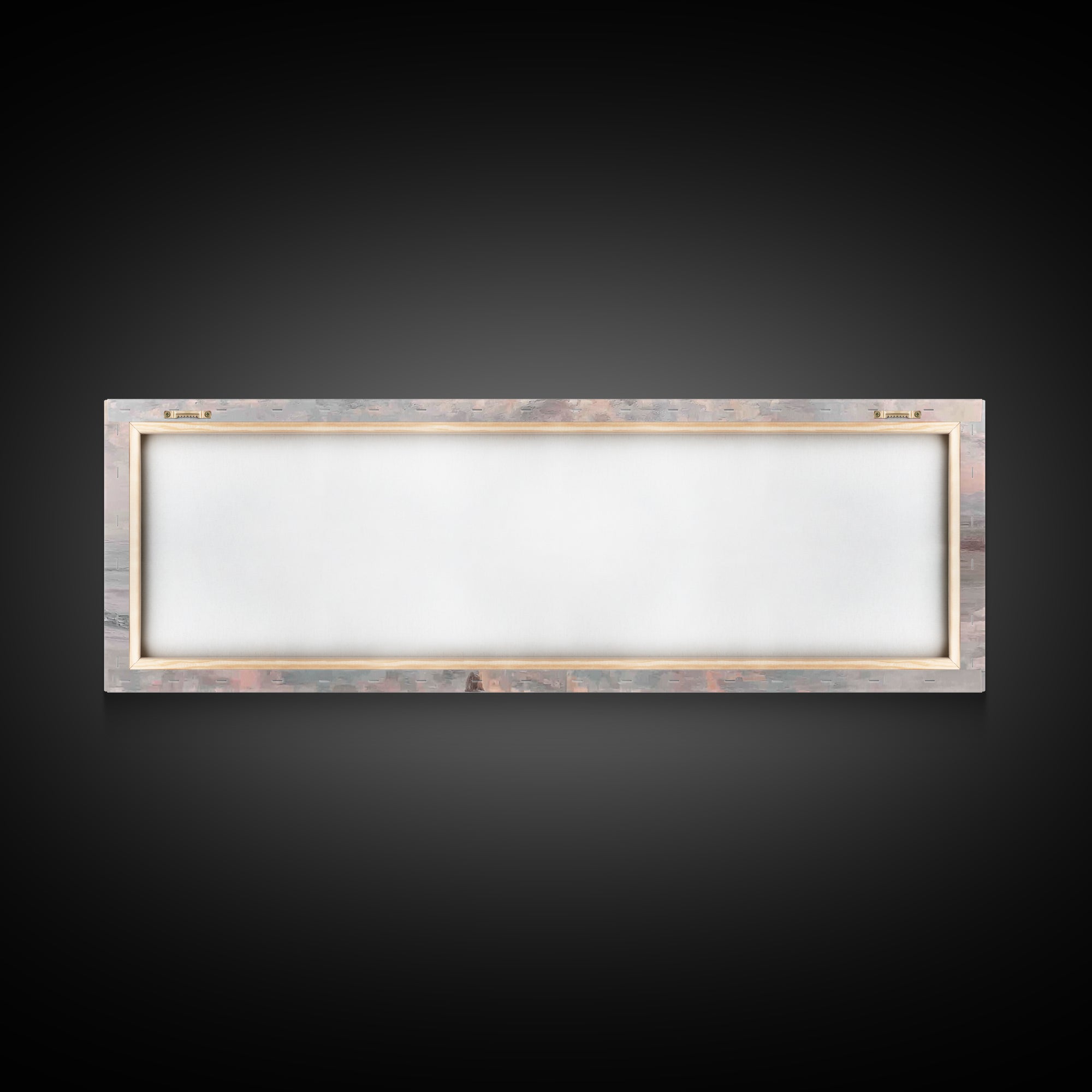 Reflections Of Grace, Framed Canvas Print, Christian Art Canvas, Panoramic Painting, Jesus Painting, Christian Wall Art, Christmas Art