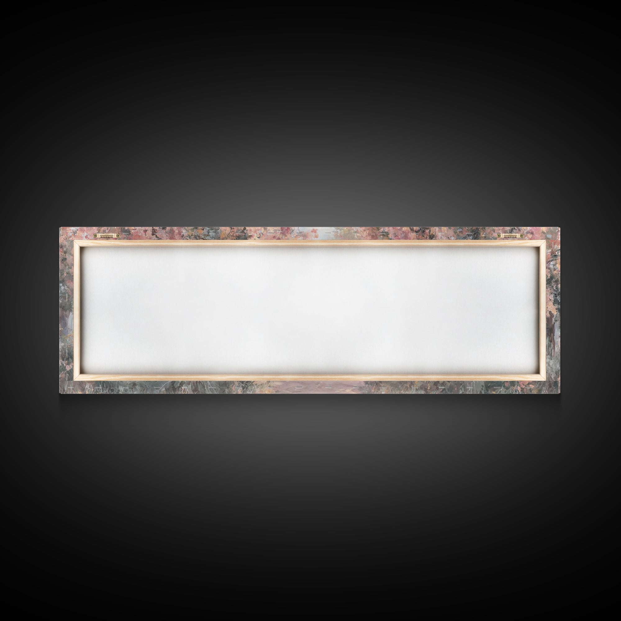 Garden Of Gentle Light | Framed Canvas Print | Panoramic Art | Christian Wall Art | Jesus Painting | Christian Art Canvas | Christmas Art