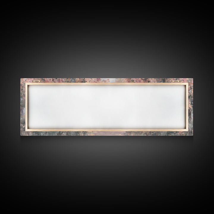 Garden Of Gentle Light | Framed Canvas Print | Panoramic Art | Christian Wall Art | Jesus Painting | Christian Art Canvas | Christmas Art