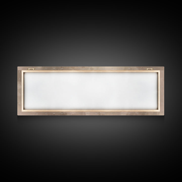 Holy Feast Glow | Framed Canvas Print | Panoramic Print | Christian Wall Art | Christian Art Canvas | Christmas Art | Modern Christian Art