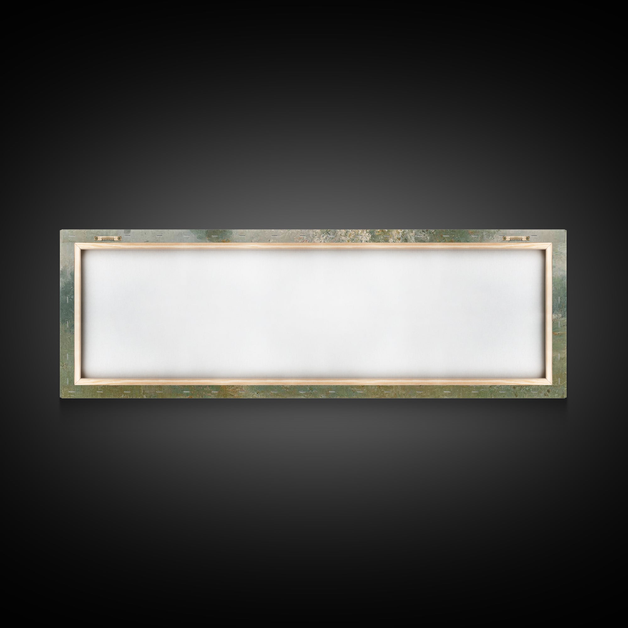 Shepherd’s Meadow Peace – Framed Canvas Print – Panoramic Art – Christian Art Canvas – Jesus Painting – Christian Wall Art – Christmas Art