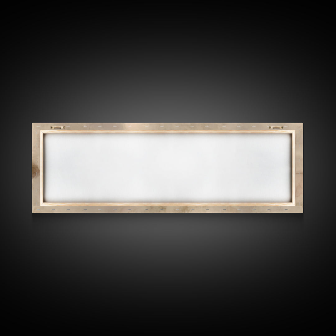 Desert Light Walk – Framed Canvas Print – Christian Wall Art – Panoramic Painting – Jesus Art Canvas – Christian Art Print – Christmas Wall