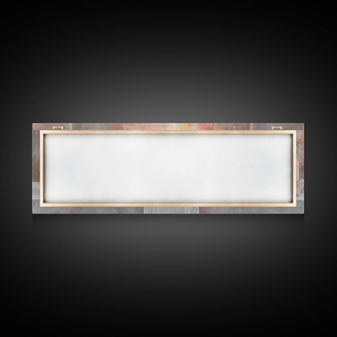 Light Of Communion – Framed Canvas Print – Panoramic Painting – Christian Art Print – Christian Wall Art – Minimalist Christian Art – Chris