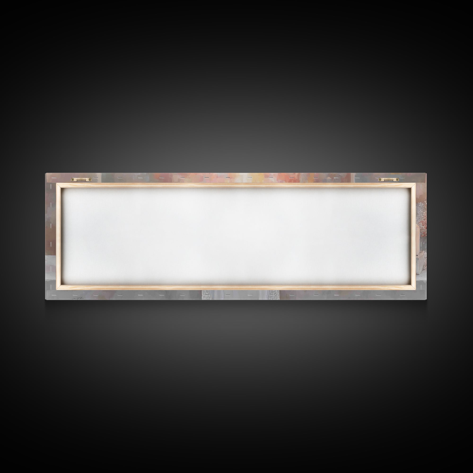 Light Of Communion – Framed Canvas Print – Panoramic Painting – Christian Art Print – Christian Wall Art – Minimalist Christian Art – Chris