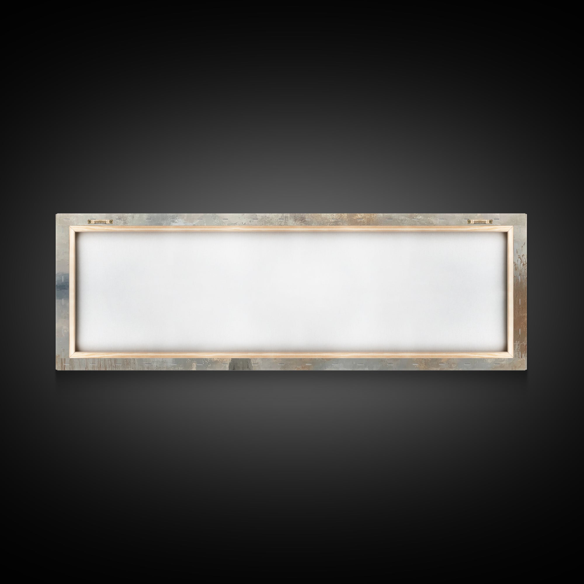Path Of Stillness – Framed Canvas Print – Panoramic Art – Christian Art Canvas – Jesus Painting – Christian Wall Art – Christian Art Print