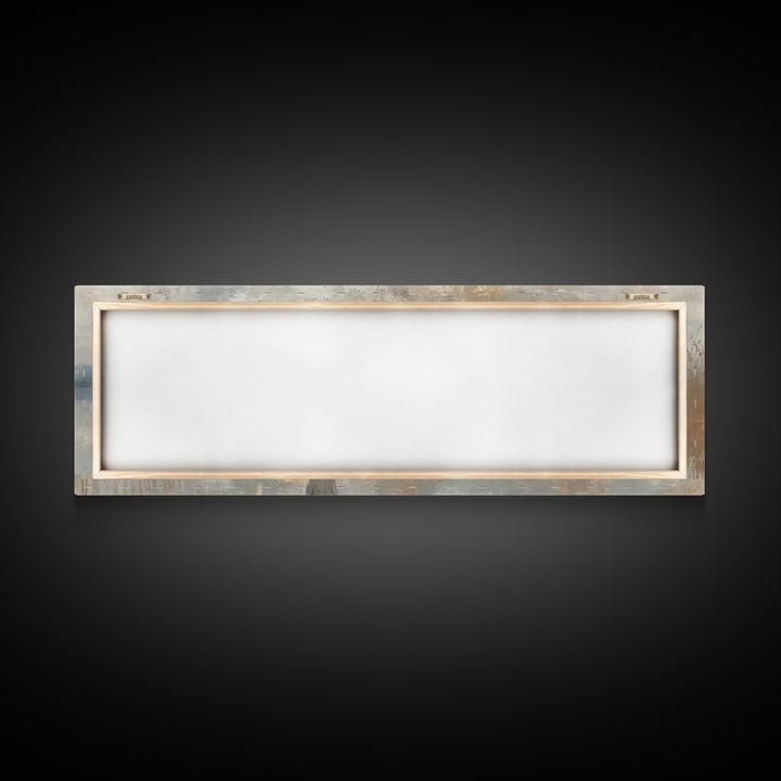 Path Of Stillness – Framed Canvas Print – Panoramic Art – Christian Art Canvas – Jesus Painting – Christian Wall Art – Christian Art Print