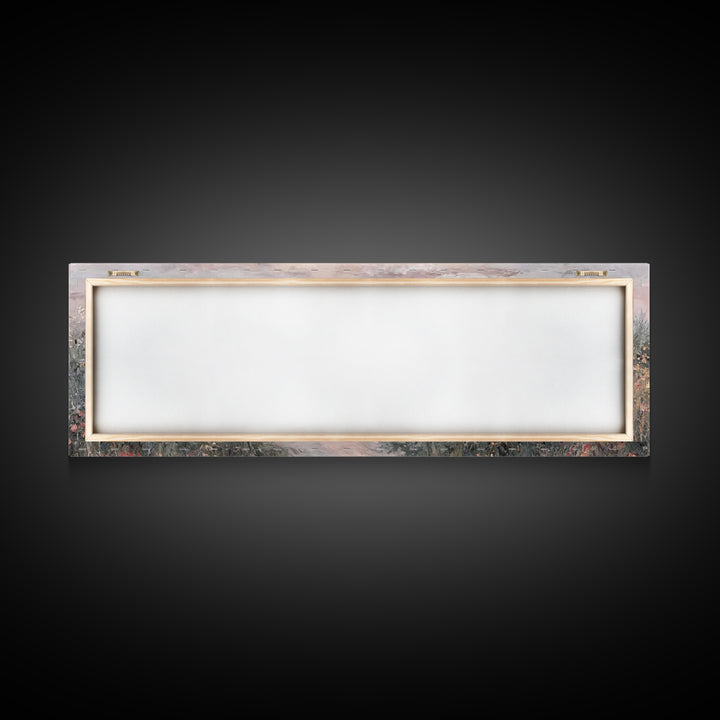 Walk In The Light – Framed Canvas Print – Panoramic Print – Jesus Painting – Christian Art Canvas – Christian Wall Art – Christian Gift Ide