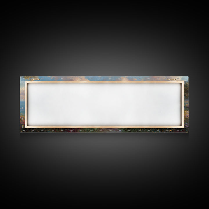 Guided By Grace, Framed Canvas Print, Panoramic Art, Jesus Painting Canvas, Christian Wall Art, Christian Art, Christian Gift Ideas