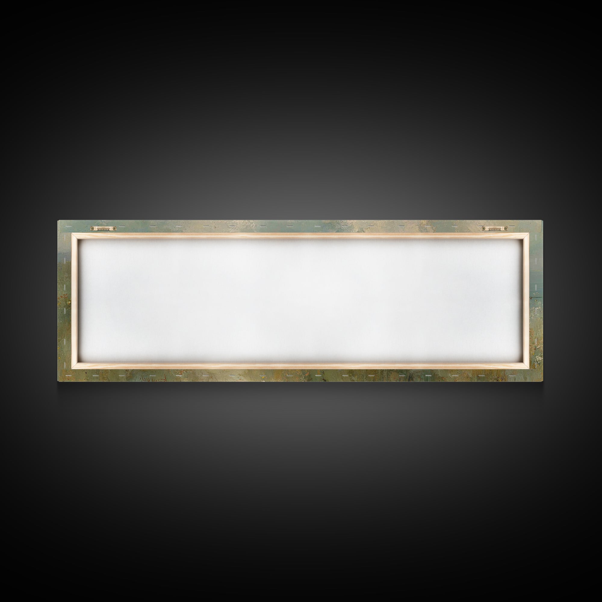 Soft Morning Bloom – Framed Canvas Print – Panoramic Wall Art – Christian Art – Jesus Painting – Christian Art Canvas – Christian Gift
