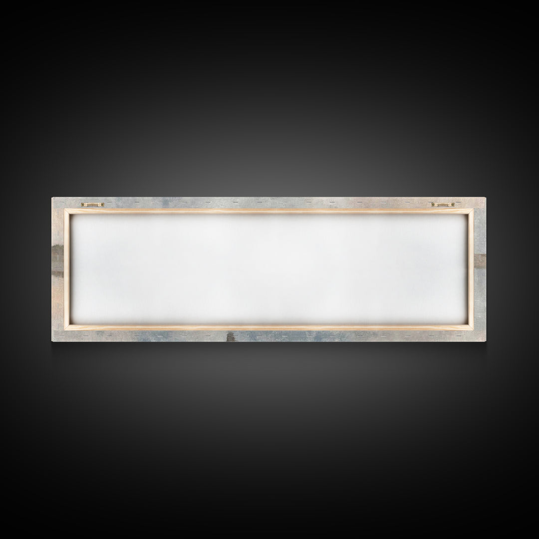 Path Of Peace – Framed Canvas Print – Panoramic Art – Christian Wall Art – Jesus Painting – Christian Art Canvas – Christian Decor