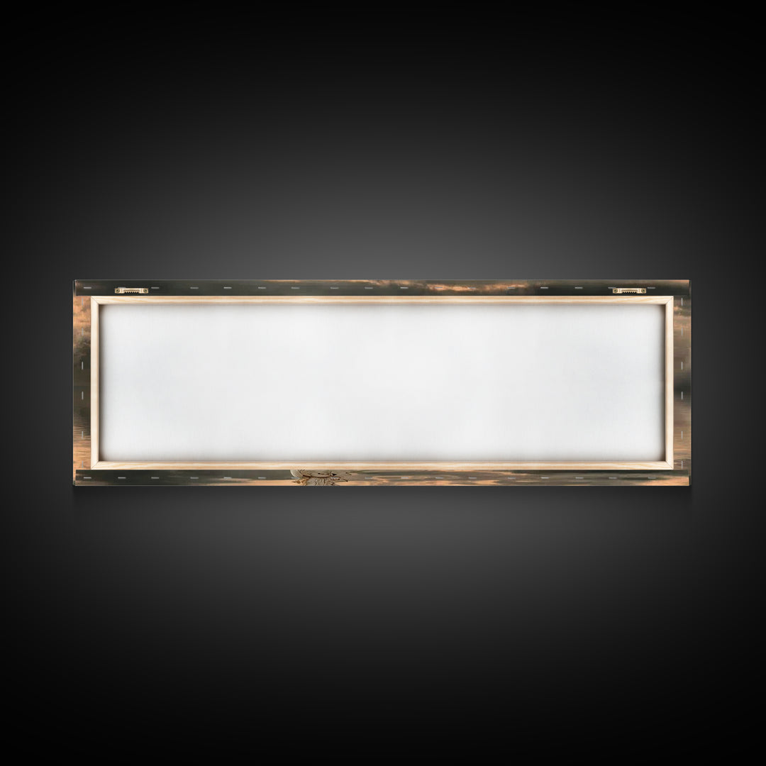 Silent Redeemer | Framed Canvas Print | Panoramic Painting | Christian Wall Art | Jesus Canvas Art | Christian Art Print | Christian Decor