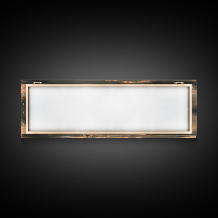 Silent Redeemer | Framed Canvas Print | Panoramic Painting | Christian Wall Art | Jesus Canvas Art | Christian Art Print | Christian Decor