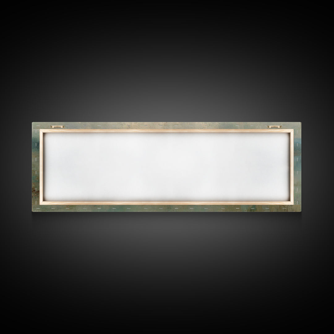 Sacred Stillness | Framed Canvas Print | Panoramic Art | Christian Art Canvas | Jesus Painting | Christmas Art | Christian Wall Art