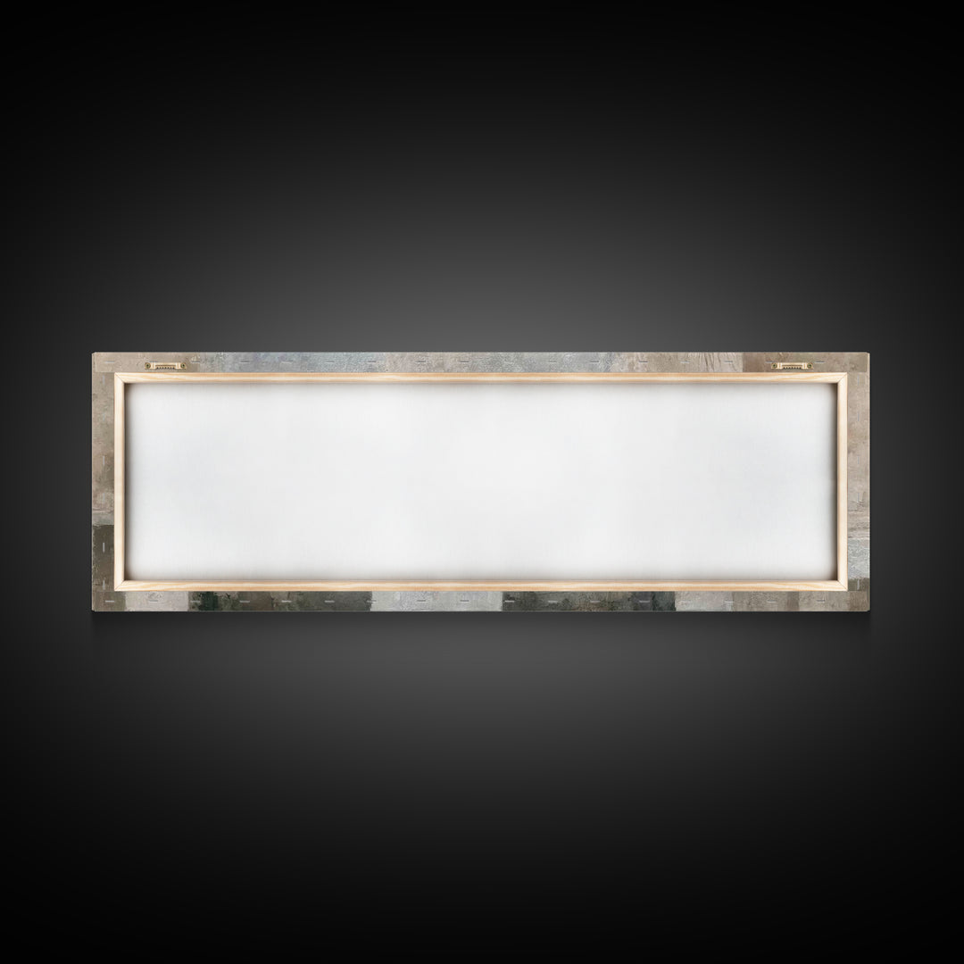 Quiet Altar Grace – Framed Canvas Print – Panoramic Frame – Christian Wall Art – Christian Art Canvas – Subtle Christian Art – Christian De