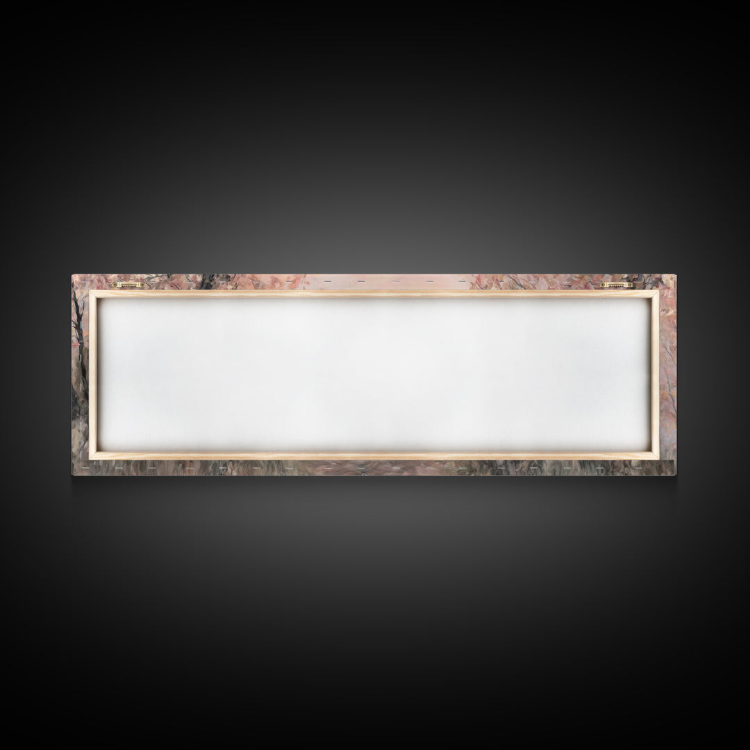 Dawn Of Peace – Framed Canvas Print – Panoramic Painting – Christian Wall Art – Jesus Art Print – Christian Canvas Art – Modern Christmas A