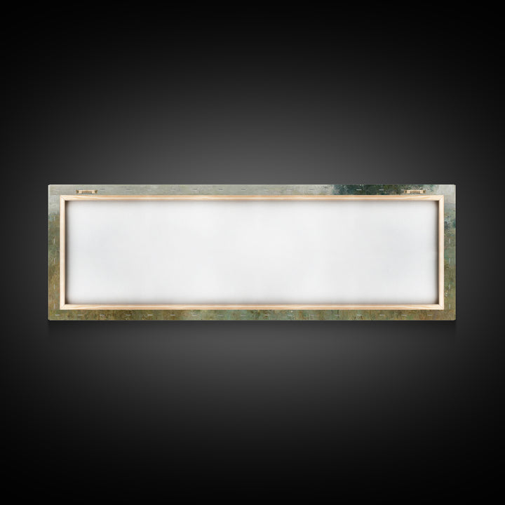 Pasture Of Grace | Framed Canvas Print | Panoramic Frame | Christian Art Canvas | Jesus Painting | Christian Christmas Art | Modern Christi