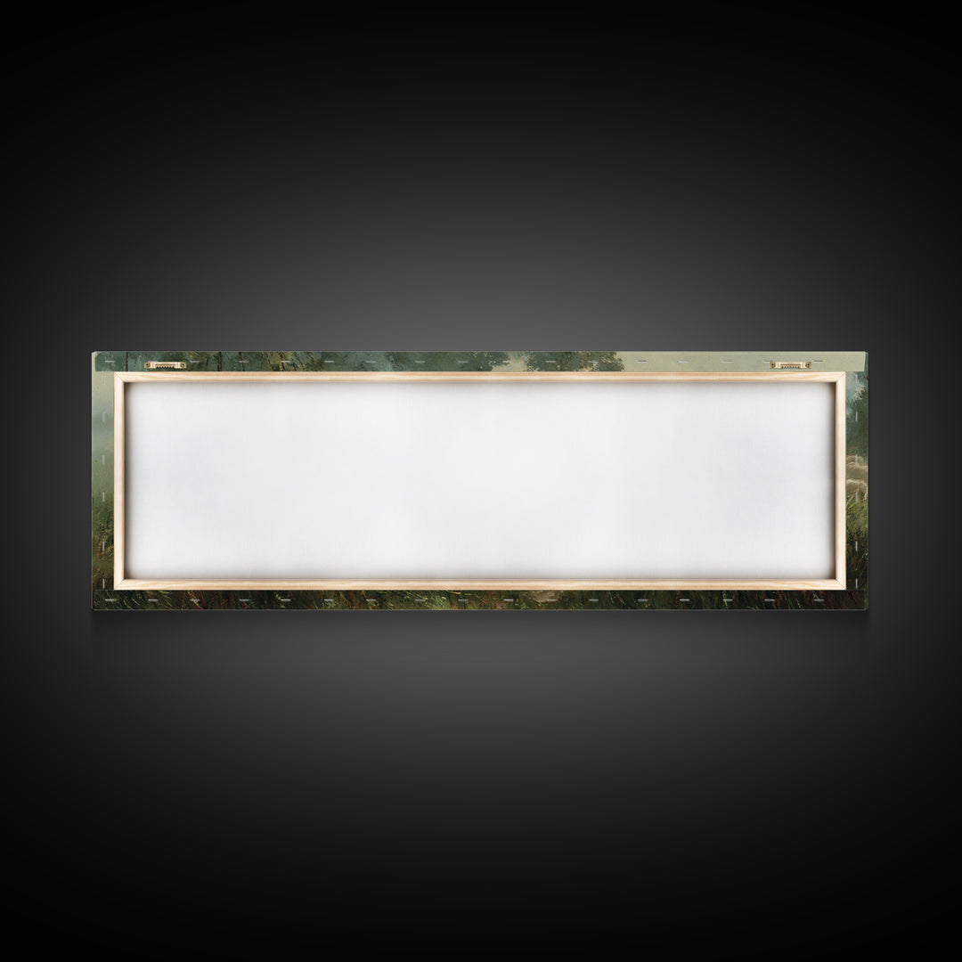Gentle Sky Calling | Framed Canvas Print | Panoramic Art | Christian Art Canvas | Modern Jesus Art | Christian Gift Ideas | Christmas Art P