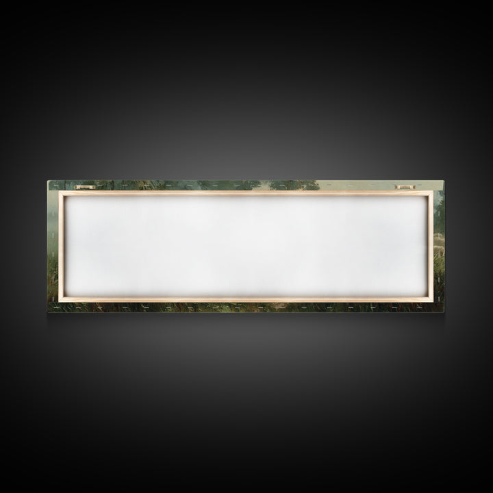 Gentle Sky Calling | Framed Canvas Print | Panoramic Art | Christian Art Canvas | Modern Jesus Art | Christian Gift Ideas | Christmas Art P