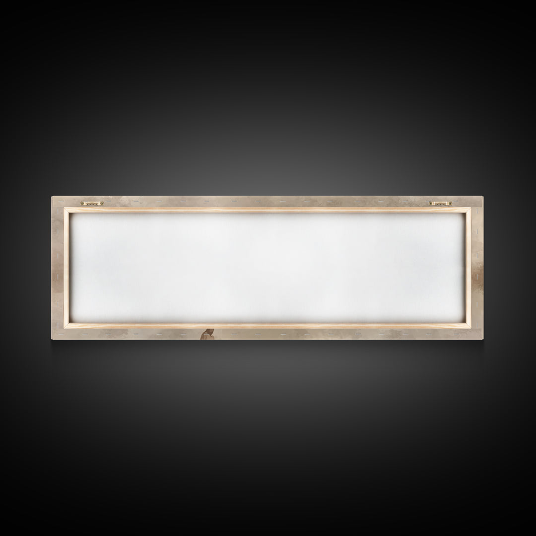 Heaven’s Guiding Shore | Framed Canvas Print | Panoramic Frame | Christian Wall Art | Jesus Painting | Christian Christmas Decor | Modern C
